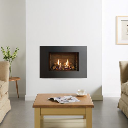 Riva2 500 Edge gas fire by Stovax & Gazco