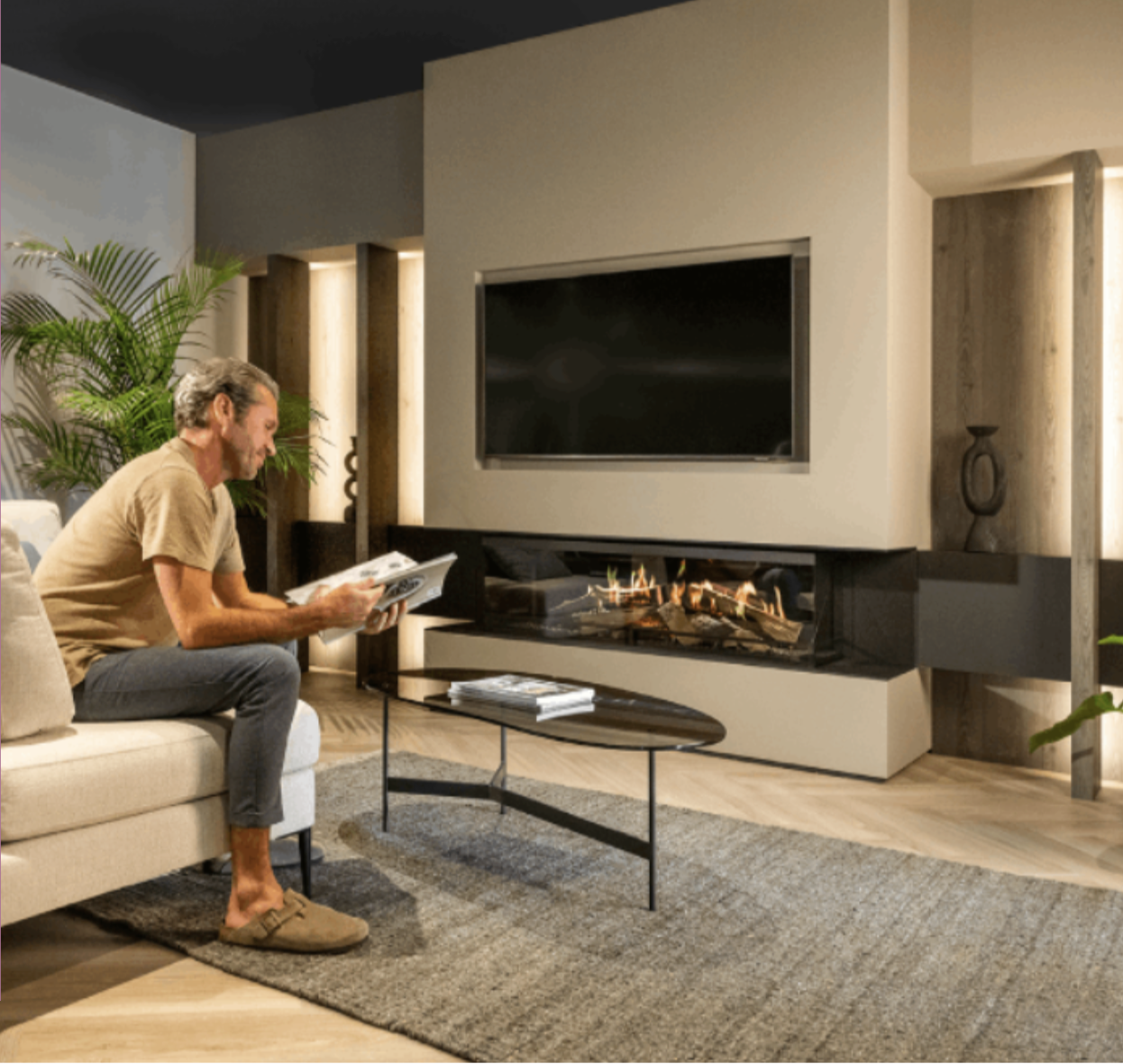 Kalfire E-One Holographic Electric Fire