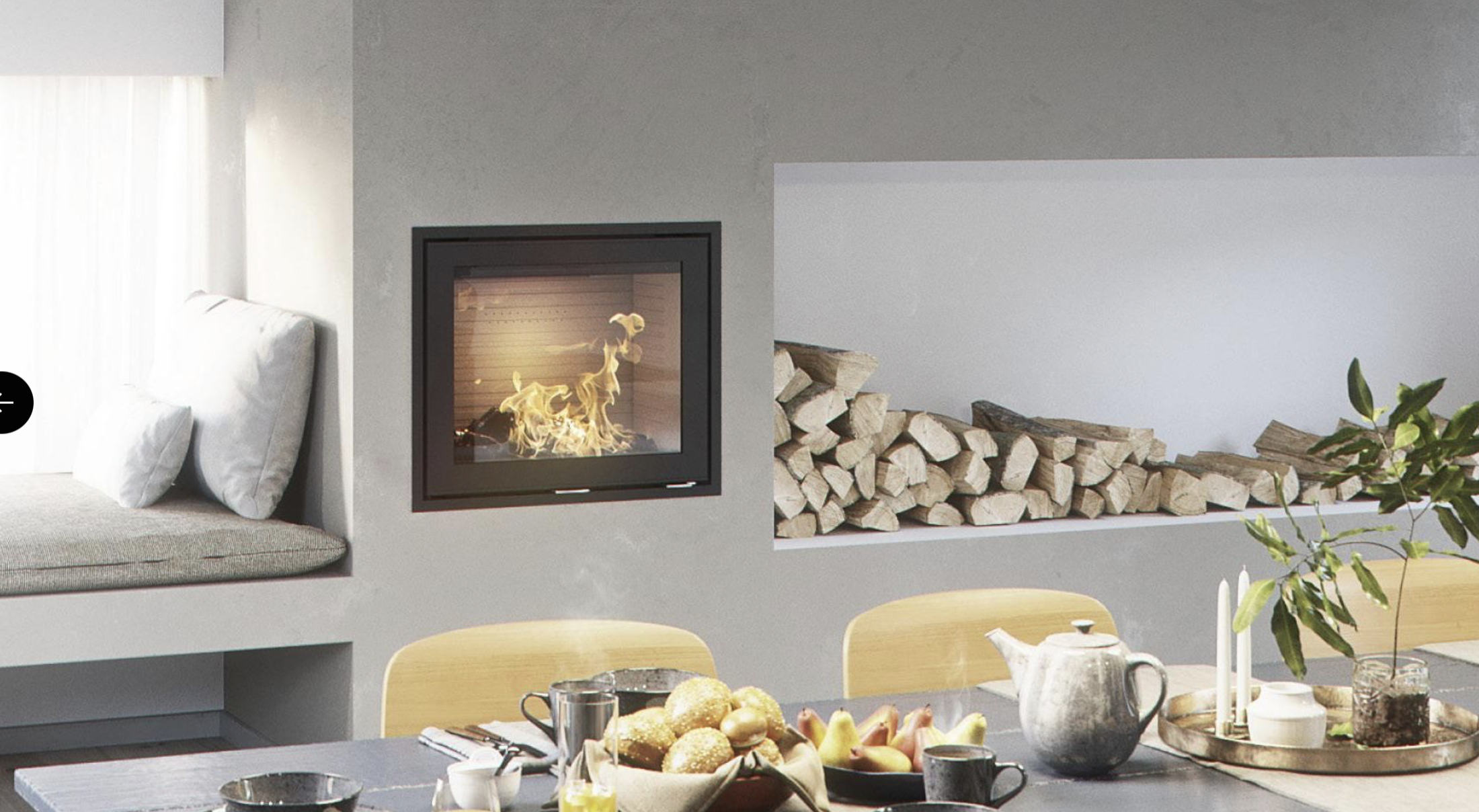 RAIS Front Facing Inset Fireplace Range - Image 2