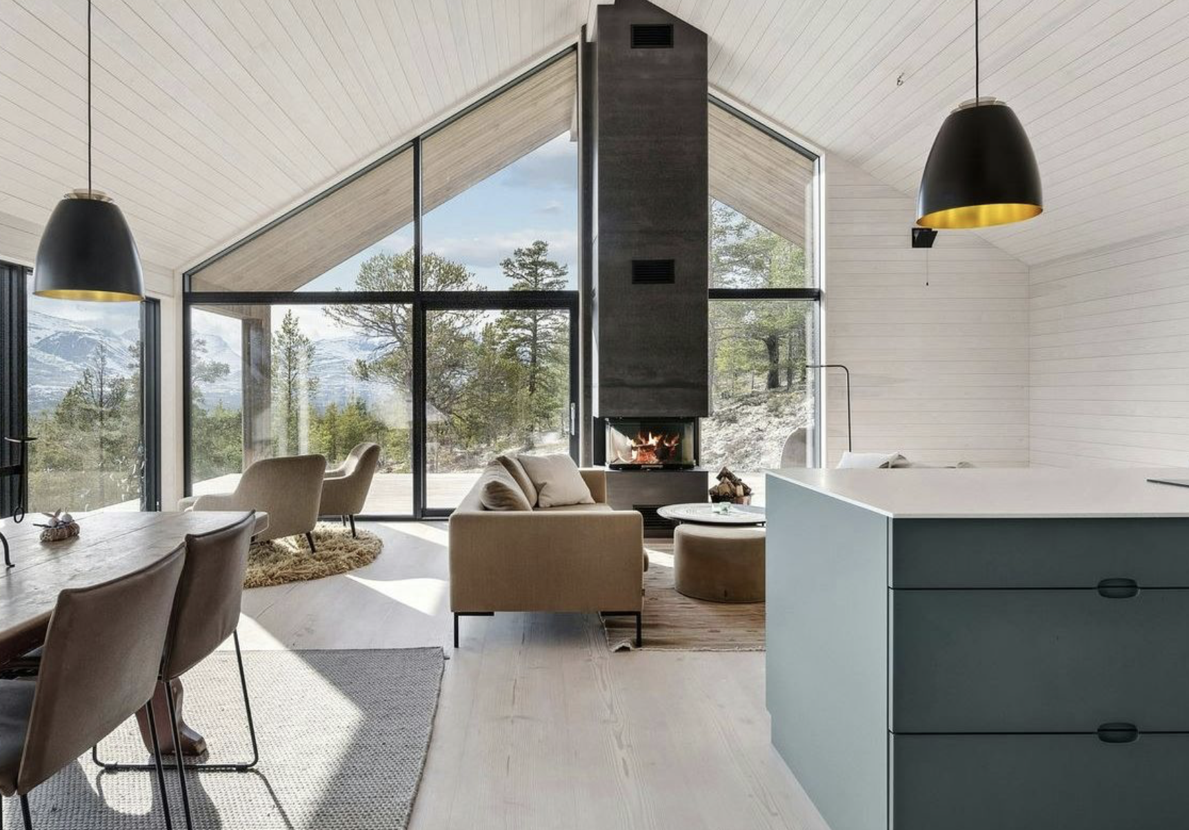 RAIS 3 Sided Visio Wood Burning Range - Image 2