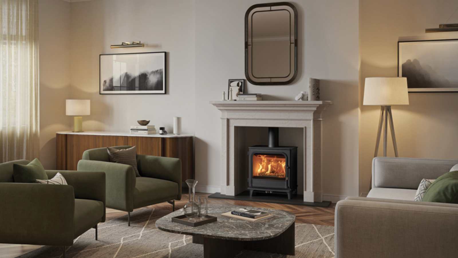 Onyx Athos Wood Burning stove Range