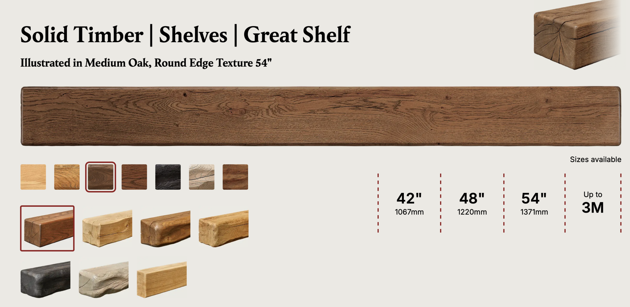 Solid Timber Shelf Beam Range - Image 5