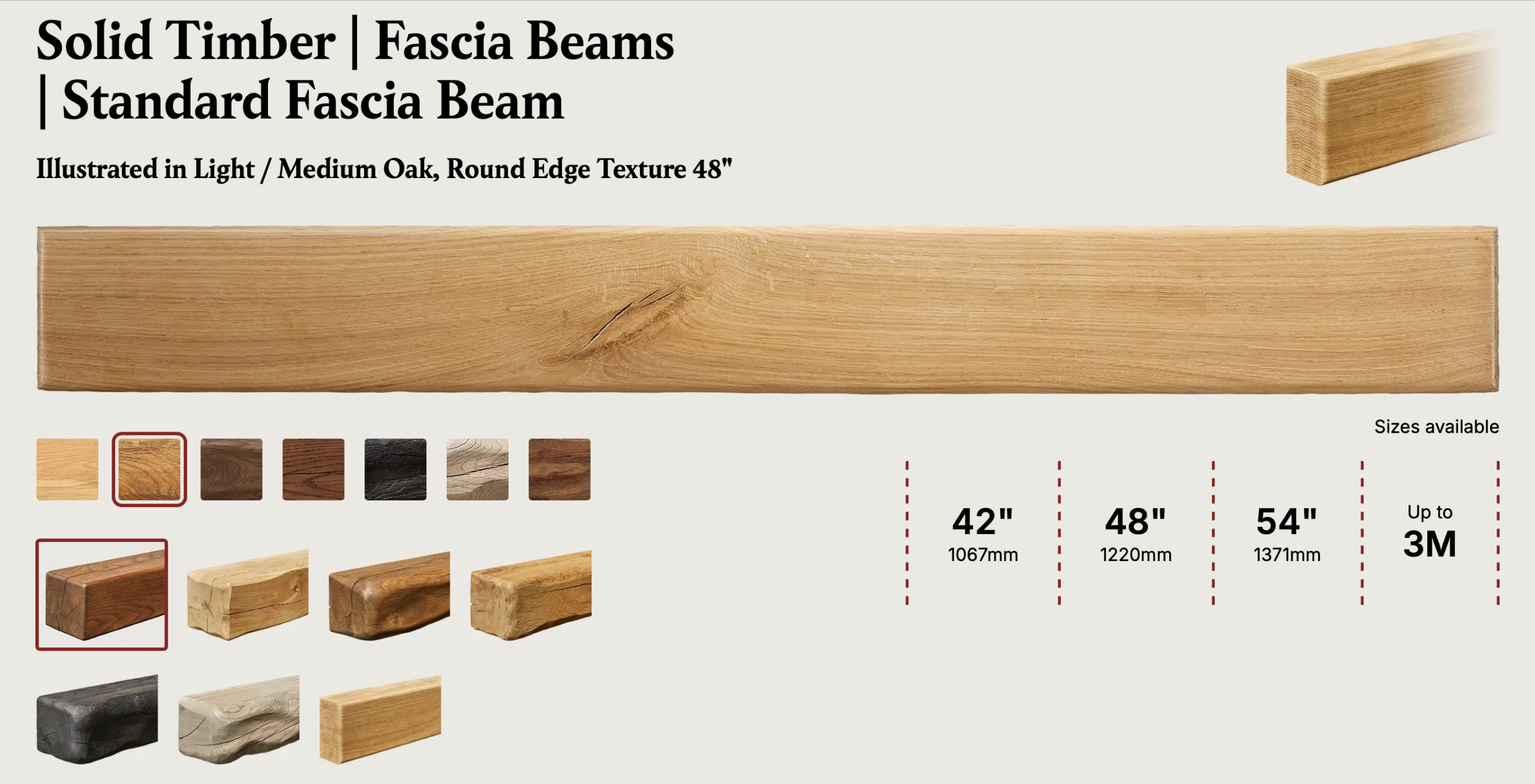Solid Timber Standard Facia Range - Image 2